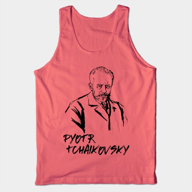 Tchaikovsky Tank Top by Erena Samohai